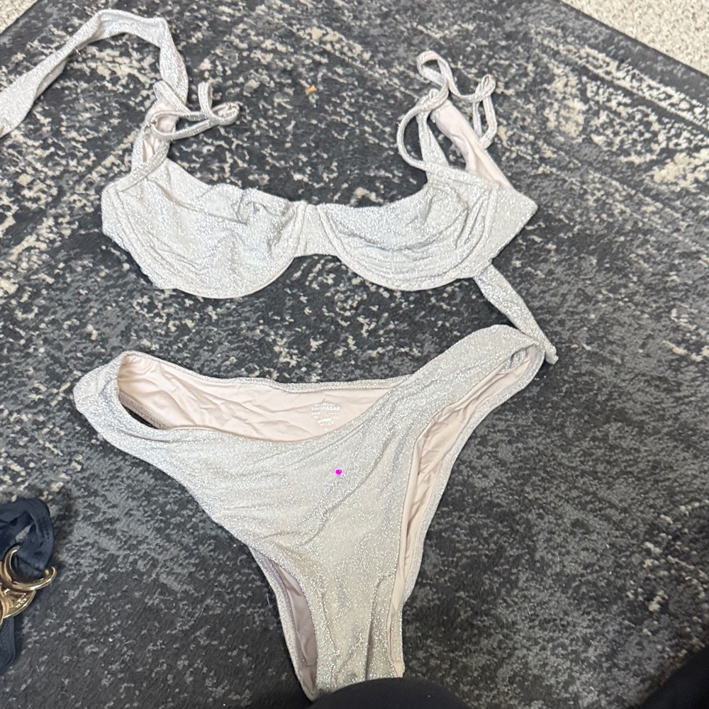 Monday Swimwear Silver Bikini